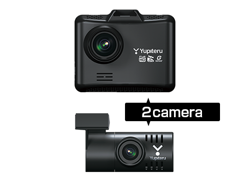 ユピテル　　ドライブレコーダー　DRY-TW7500 前後2カメラ