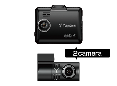 【数量限定】ユピテル オービス警報搭載 前後2カメラドライブレコーダー Y-24