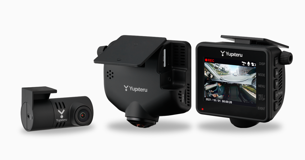 YUPITERU 全周囲360度＆リアカメラドライブレコーダー ZQ-31R