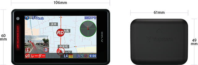 ユピテル Super Cat A720 GPSレーダー探知機