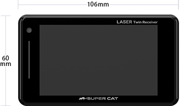 ユピテル　スーパーキャット　LASER Twin Receiver
