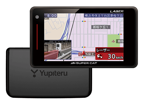ユピテル 2ピースセパレートタイプ GPS＆レーザー＆レーダー探知機 Z200L